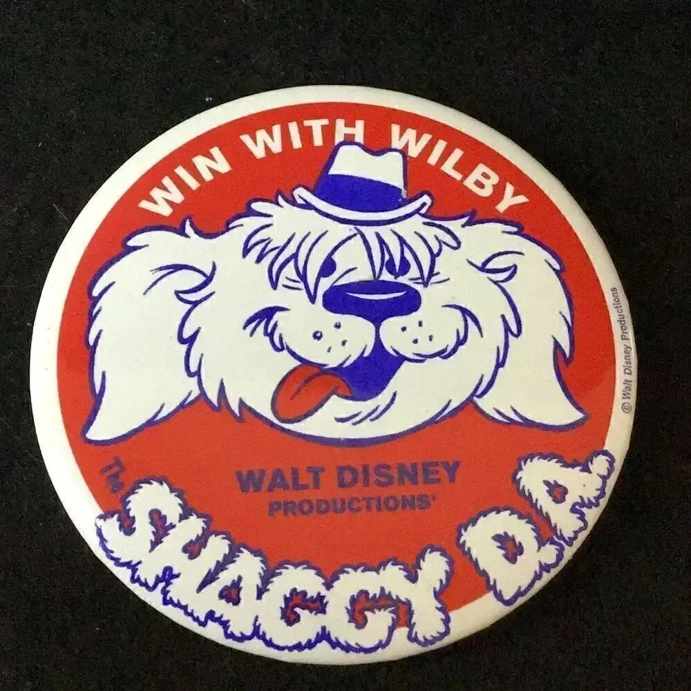Vintage Walt Disney, the shaggy DA movie advertising Penton